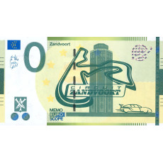 0 Euro biljet Zandvoort